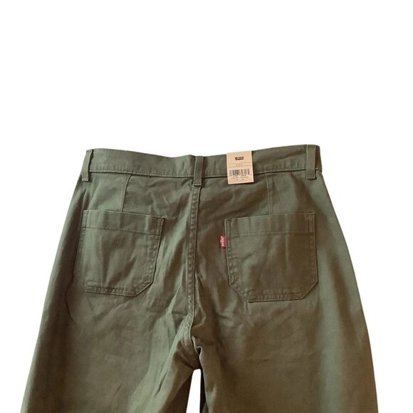 Levis Mid Rise Utility Pants Stretch Ankle Length Womens Size 28X27 - Picture 4 of 10